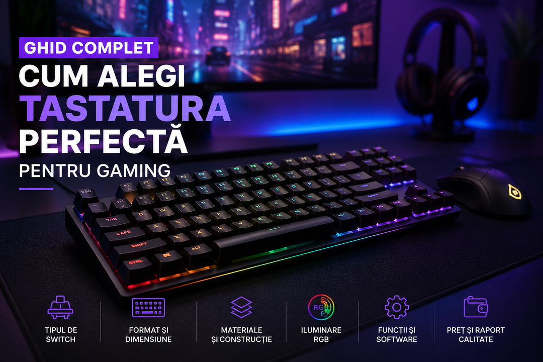 Ghid Complet: Cum Alegi Tastatura Perfectă pentru Gaming