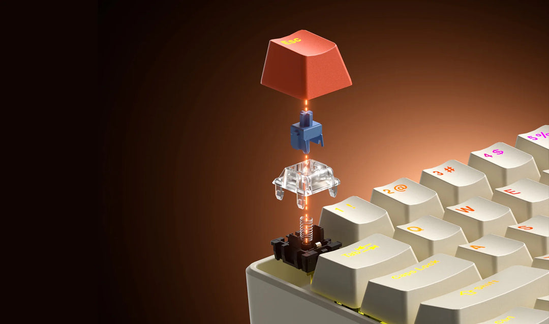 Tastatură mecanică FuryCube TS61 Compact RGB Gaming