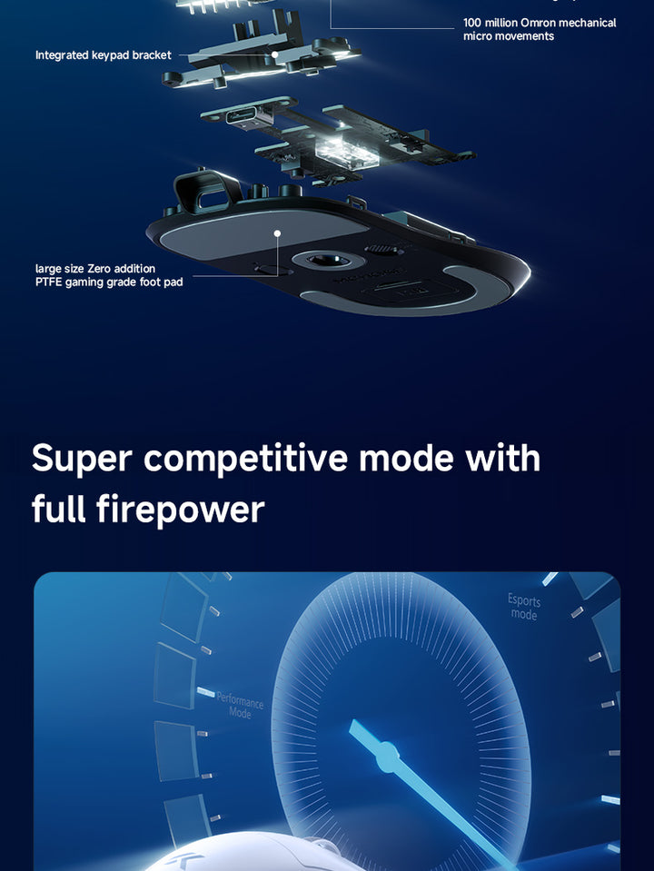 Mouse gaming wireless MCHOSE A7 V2 Ultra 8K