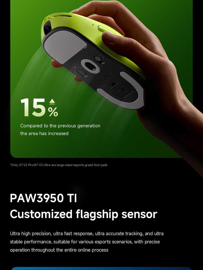 Mouse gaming wireless MCHOSE A7 V2 Ultra 8K