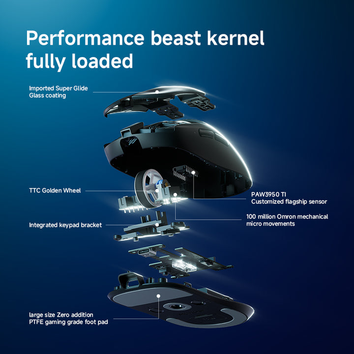Mouse gaming wireless MCHOSE A7 V2 Ultra 8K