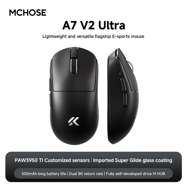 Mouse gaming wireless MCHOSE A7 V2 Ultra 8K