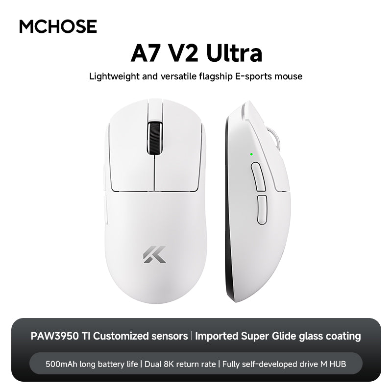 Mouse gaming wireless MCHOSE A7 V2 Ultra 8K