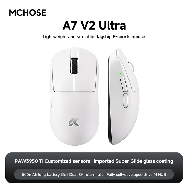 Mouse gaming wireless MCHOSE A7 V2 Ultra 8K