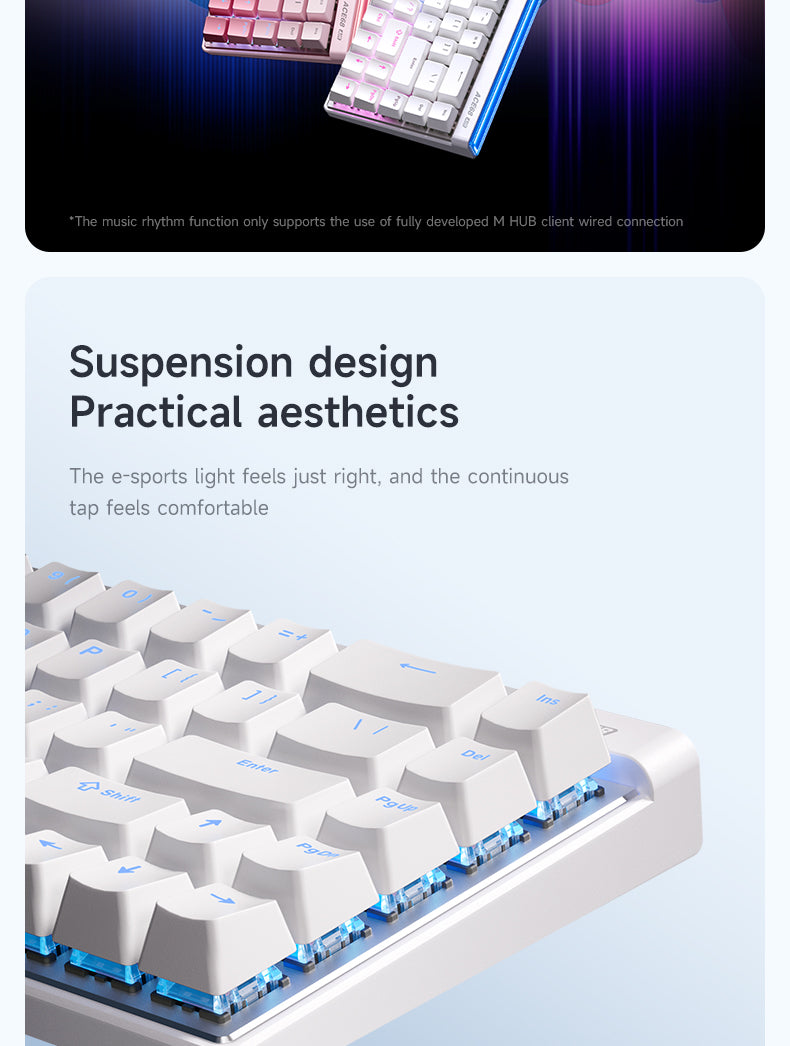 Tastatură mecanică MCHOSE ACE68 Air 8K Magnetic