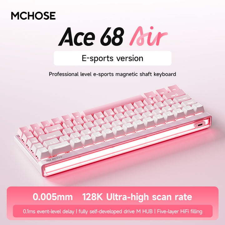 Tastatură mecanică MCHOSE ACE68 Air 8K Magnetic