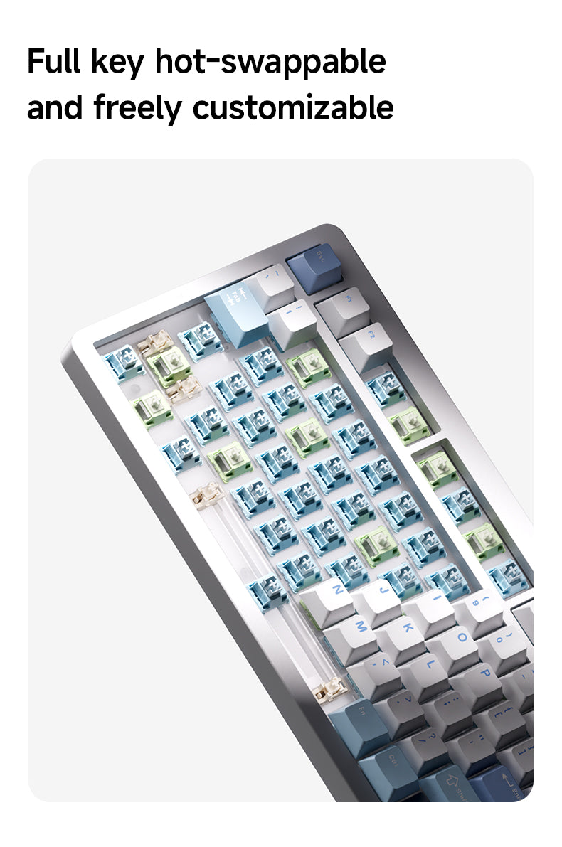 Tastatură mecanică wireless MCHOSE G75 V2  RGB