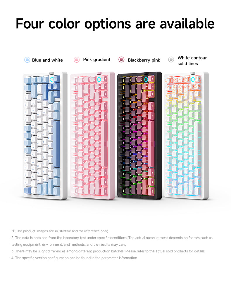 Tastatură mecanică wireless MCHOSE G75 V2  RGB