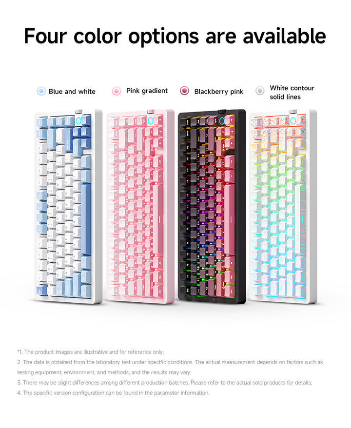 Tastatură mecanică wireless MCHOSE G75 V2  RGB