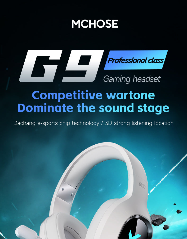 Căști gaming MCHOSE G9 Pro Gaming Wireless