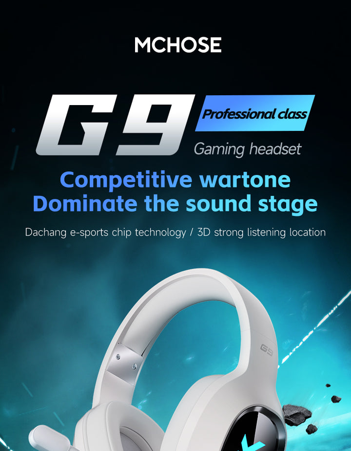 Căști gaming MCHOSE G9 Pro Gaming Wireless