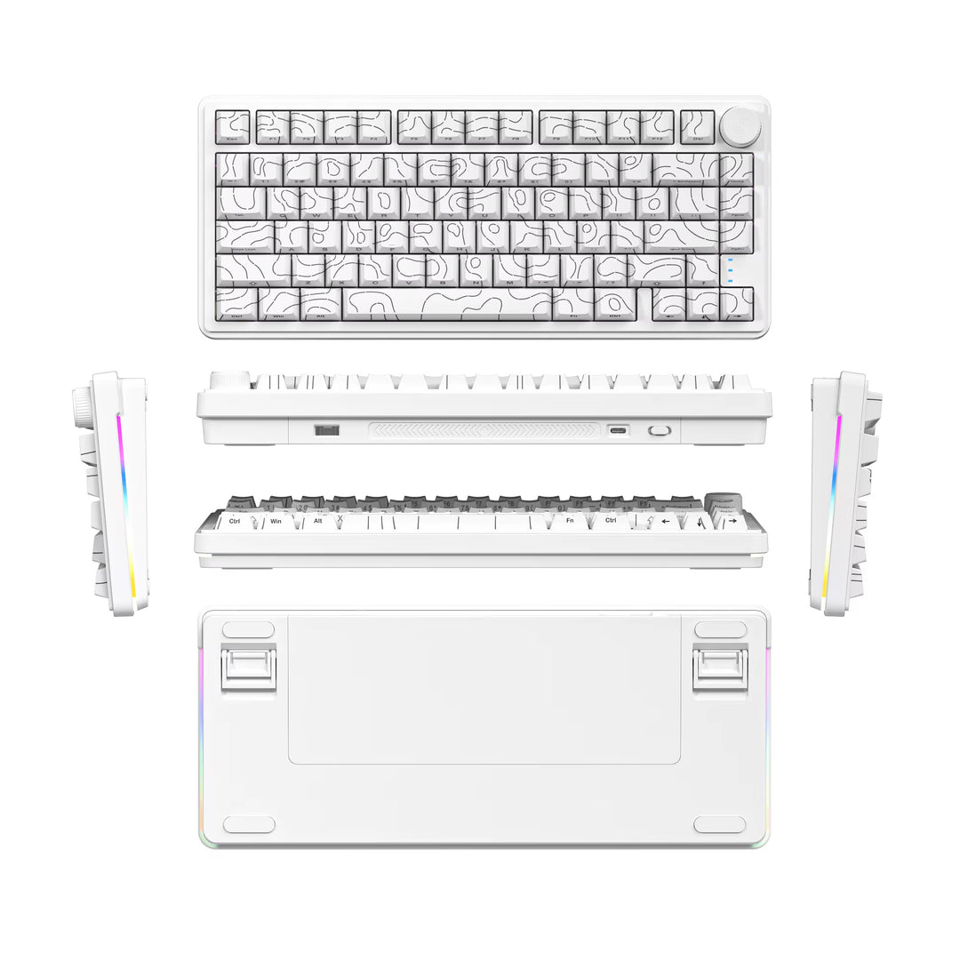 Tastatură mecanică gaming RX75 Pro – RGB Wireless
