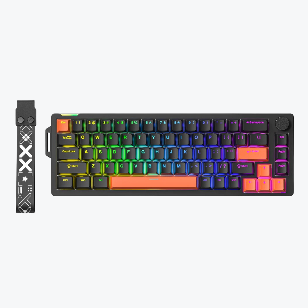 Tastatură mecanică FuryCube V68 RGB Knob