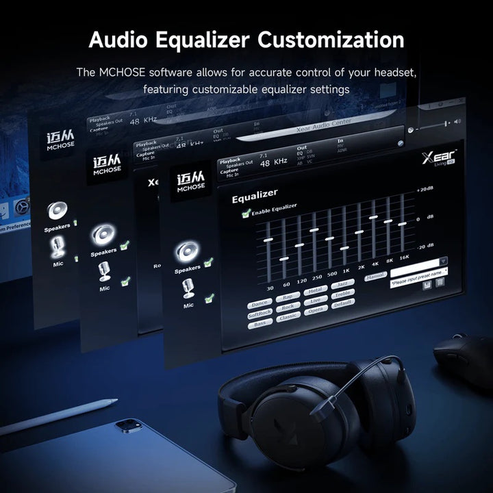 Căști MCHOSE V9 Pro Gaming Wireless